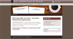Desktop Screenshot of millcreekwills.com