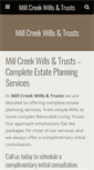 Mobile Screenshot of millcreekwills.com